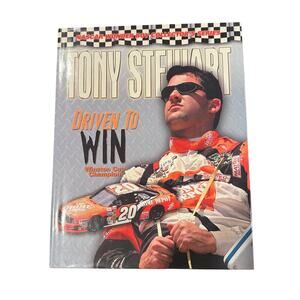 Tony Stewart Driven to Win hardback book Winston Cup Champion